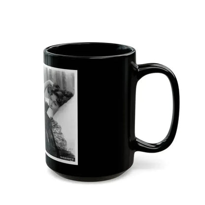 Ann Robinson #5 (Vintage Female Icon) Black Coffee Mug - Go Mug Yourself