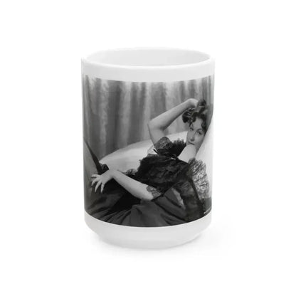 Ann Robinson #5 (Vintage Female Icon) White Coffee Mug 15oz - Go Mug Yourself