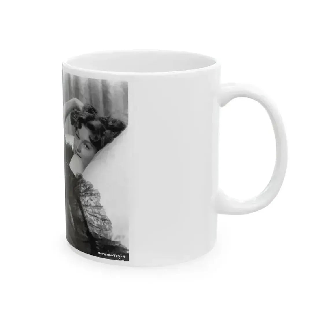 Ann Robinson #5 (Vintage Female Icon) White Coffee Mug - Go Mug Yourself