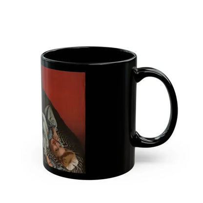 Ann Savage #17 (Vintage Female Icon) Black Coffee Mug - Go Mug Yourself