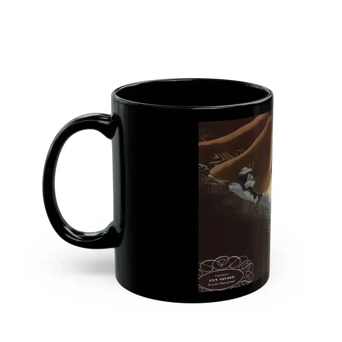 Ann Savage #17 (Vintage Female Icon) Black Coffee Mug - Go Mug Yourself