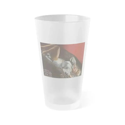 Ann Savage #17 (Vintage Female Icon) Frosted Pint Glass 16oz 16oz Frosted - Go Mug Yourself