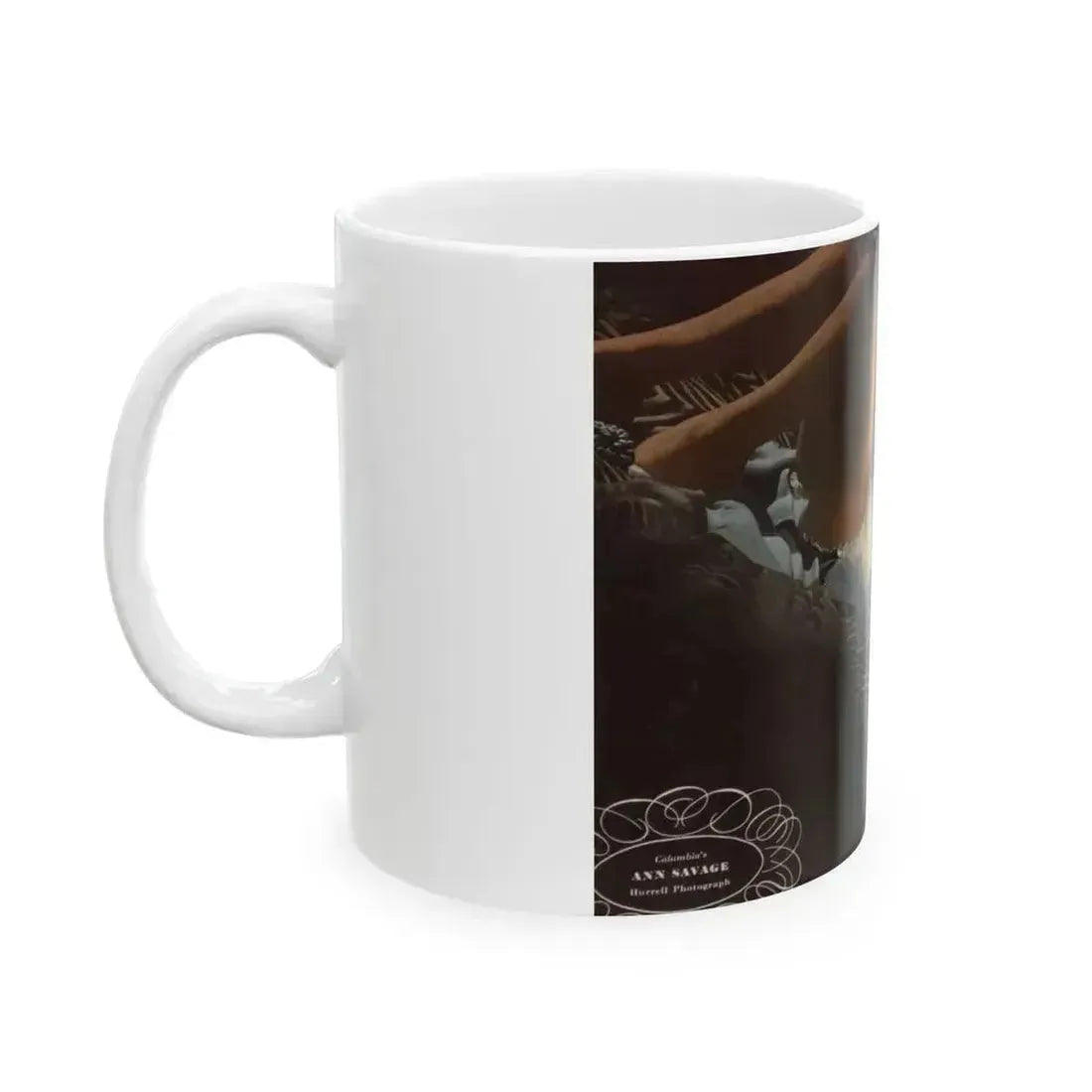 Ann Savage #17 (Vintage Female Icon) White Coffee Mug - Go Mug Yourself