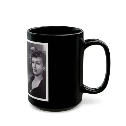 Ann Savage #30 (Vintage Female Icon) Black Coffee Mug - Go Mug Yourself