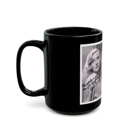 Ann Savage #30 (Vintage Female Icon) Black Coffee Mug - Go Mug Yourself