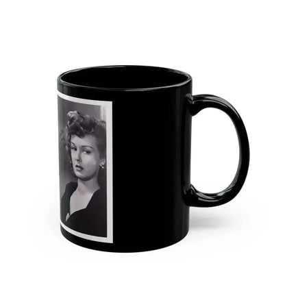 Ann Savage #30 (Vintage Female Icon) Black Coffee Mug - Go Mug Yourself