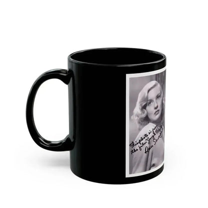 Ann Savage #30 (Vintage Female Icon) Black Coffee Mug - Go Mug Yourself