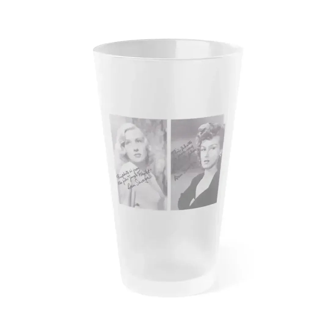 Ann Savage #30 (Vintage Female Icon) Frosted Pint Glass 16oz 16oz Frosted - Go Mug Yourself