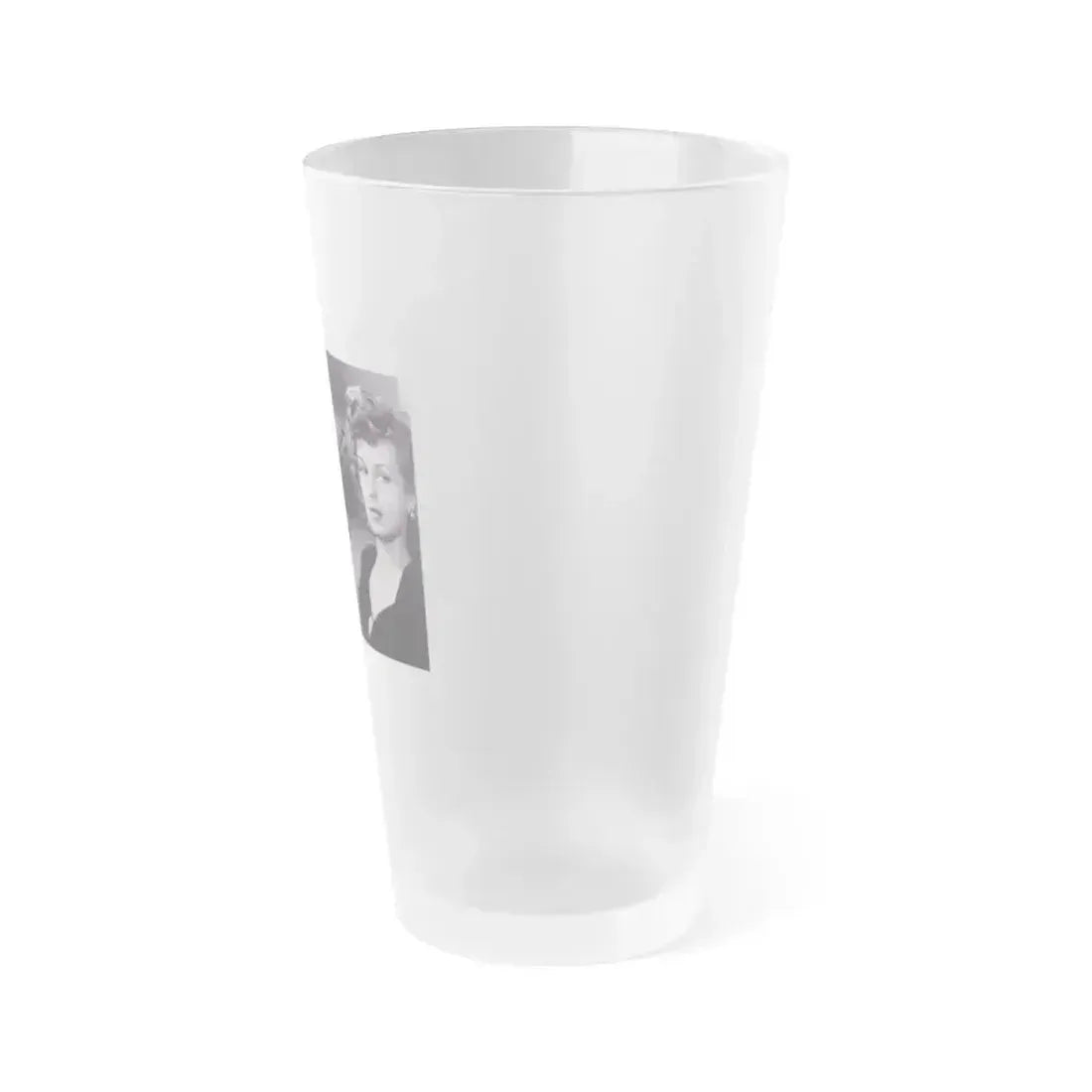 Ann Savage #30 (Vintage Female Icon) Frosted Pint Glass 16oz - Go Mug Yourself