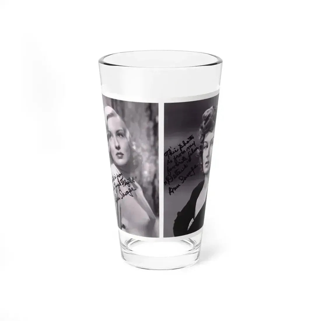 Ann Savage #30 (Vintage Female Icon) Pint Glass 16oz 16oz - Go Mug Yourself