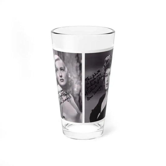 Ann Savage #30 (Vintage Female Icon) Pint Glass 16oz 16oz - Go Mug Yourself