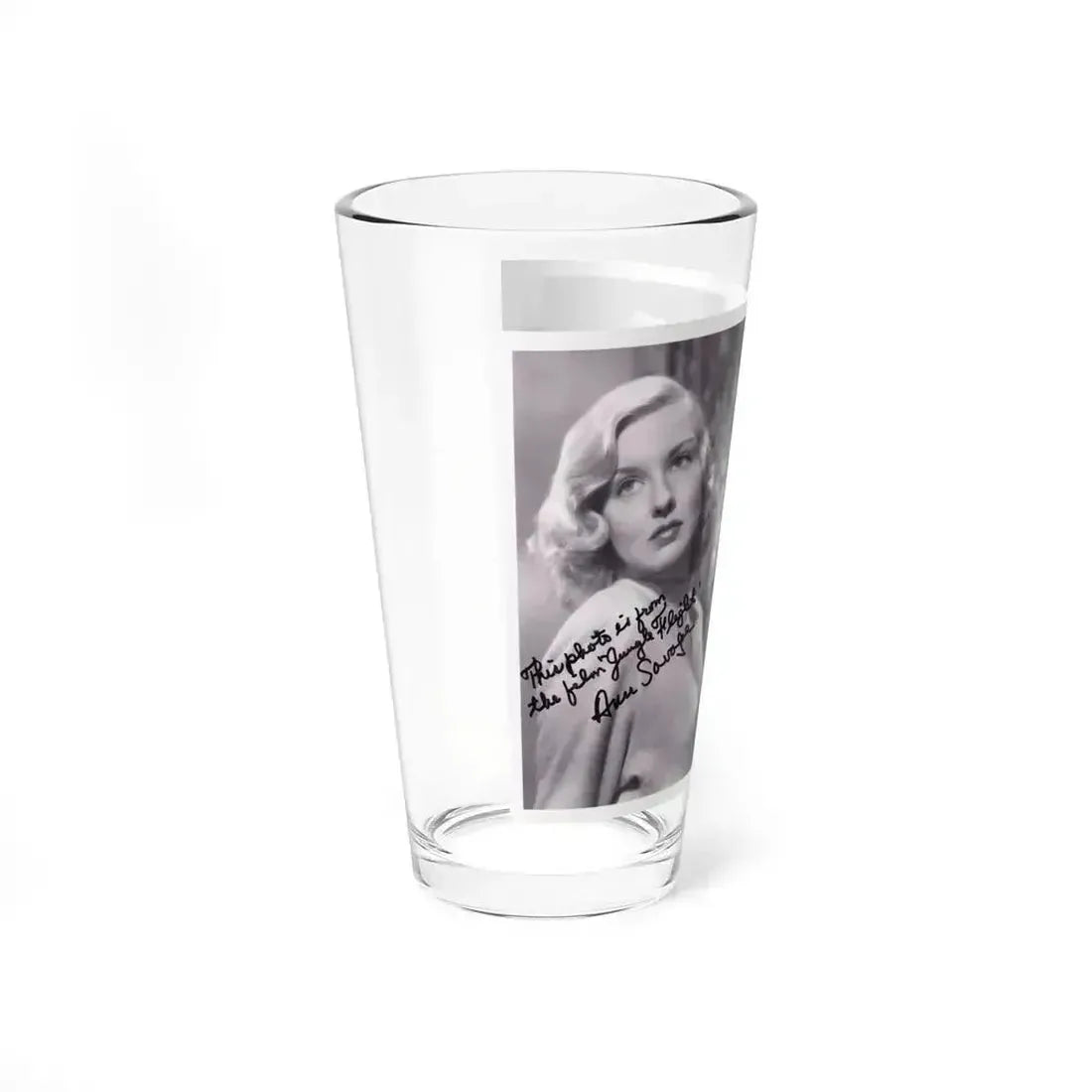 Ann Savage #30 (Vintage Female Icon) Pint Glass 16oz - Go Mug Yourself