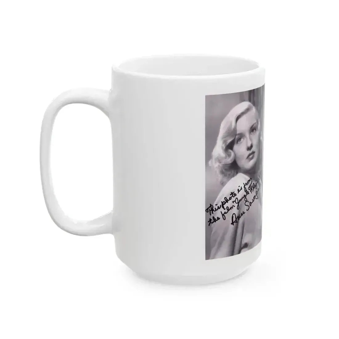 Ann Savage #30 (Vintage Female Icon) White Coffee Mug - Go Mug Yourself