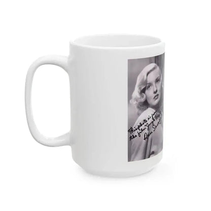 Ann Savage #30 (Vintage Female Icon) White Coffee Mug - Go Mug Yourself