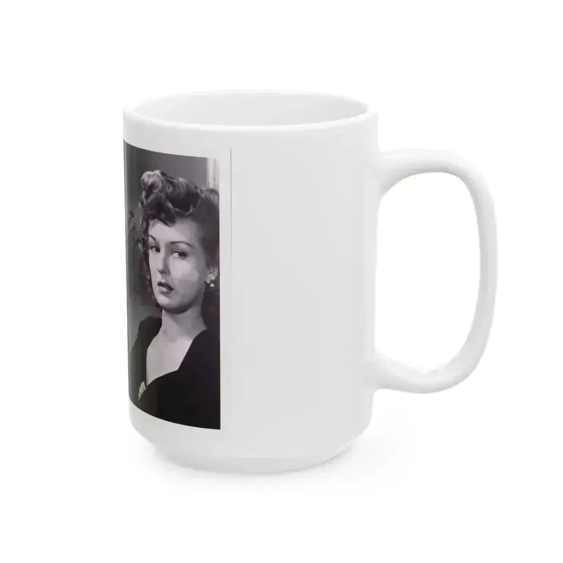 Ann Savage #30 (Vintage Female Icon) White Coffee Mug - Go Mug Yourself