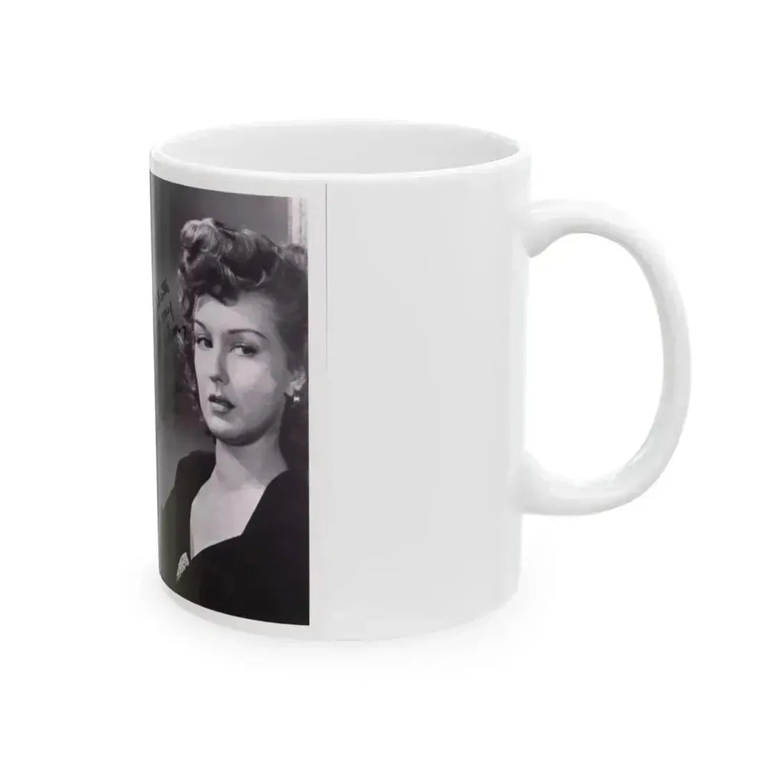 Ann Savage #30 (Vintage Female Icon) White Coffee Mug - Go Mug Yourself