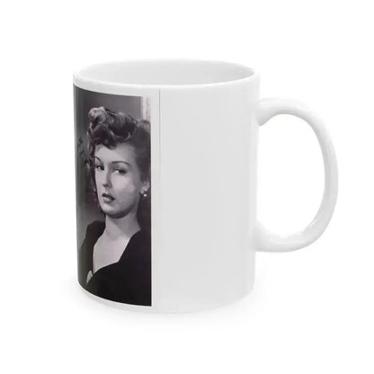 Ann Savage #30 (Vintage Female Icon) White Coffee Mug - Go Mug Yourself