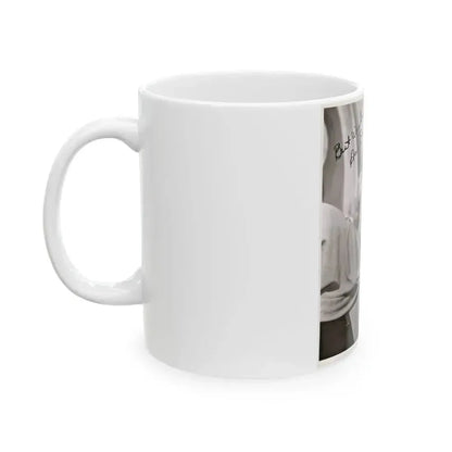 Ann Savage #34 (Vintage Female Icon) White Coffee Mug - Go Mug Yourself