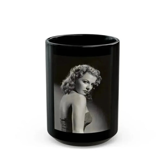 Ann Sheridan #141 (Vintage Female Icon) Black Coffee Mug 15oz - Go Mug Yourself
