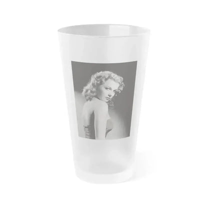Ann Sheridan #141 (Vintage Female Icon) Frosted Pint Glass 16oz 16oz Frosted - Go Mug Yourself