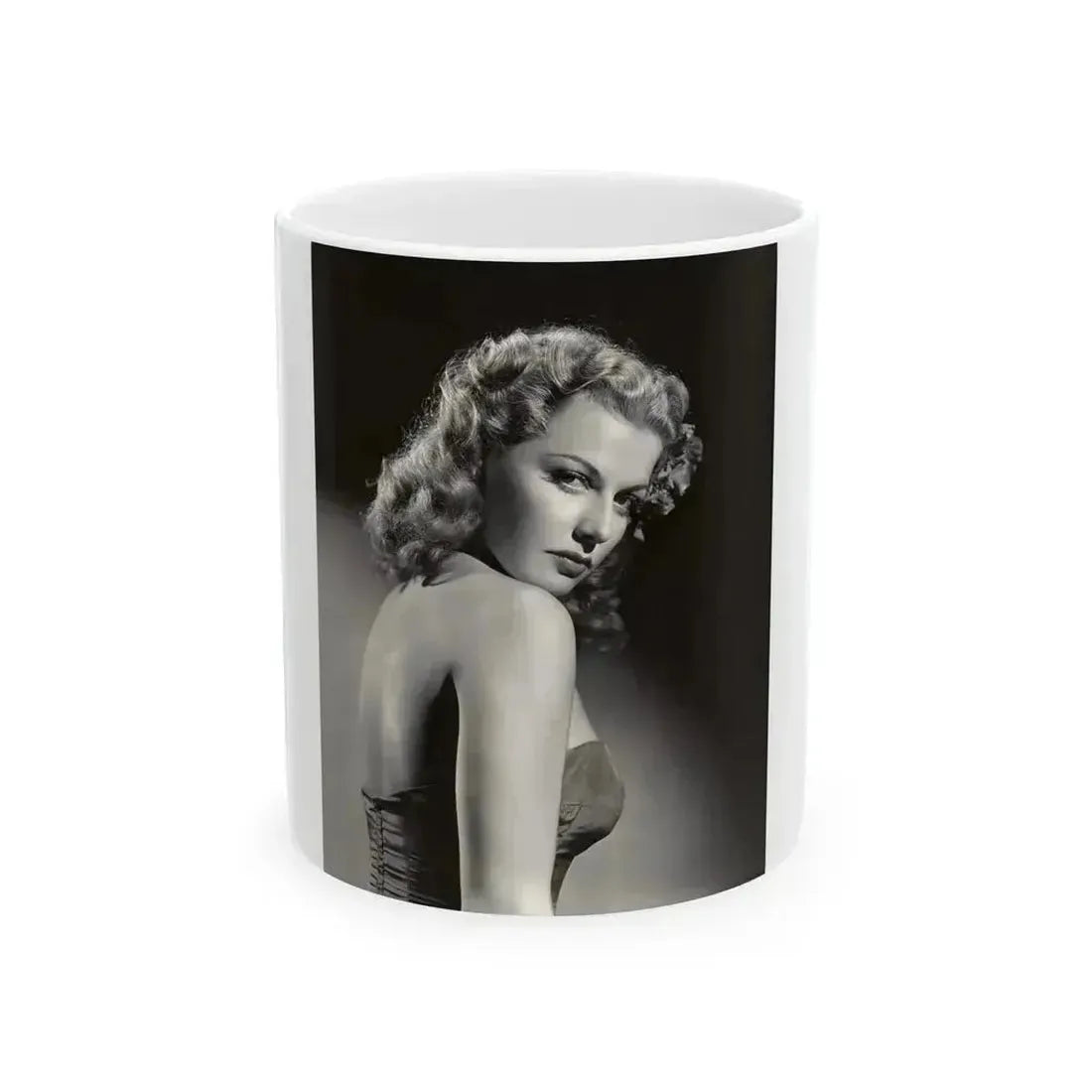 Ann Sheridan #141 (Vintage Female Icon) White Coffee Mug 11oz - Go Mug Yourself