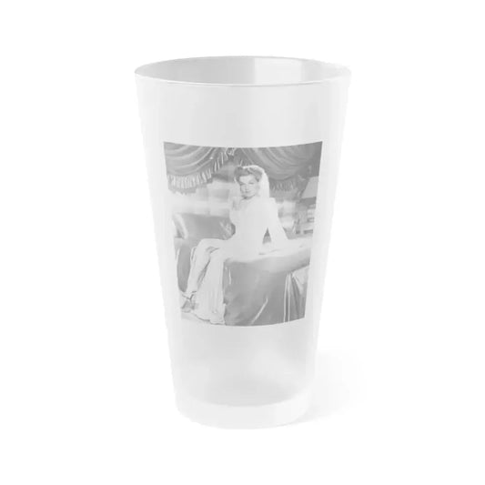 Ann Sheridan #172 (Vintage Female Icon) Frosted Pint Glass 16oz 16oz Frosted - Go Mug Yourself