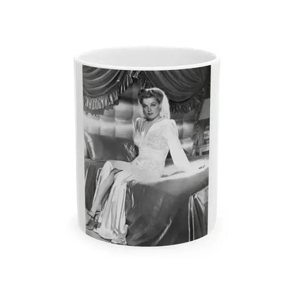 Ann Sheridan #172 (Vintage Female Icon) White Coffee Mug 11oz - Go Mug Yourself