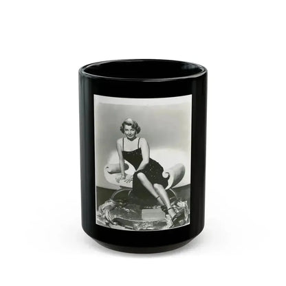 Ann Sheridan #177 (Vintage Female Icon) Black Coffee Mug 15oz - Go Mug Yourself