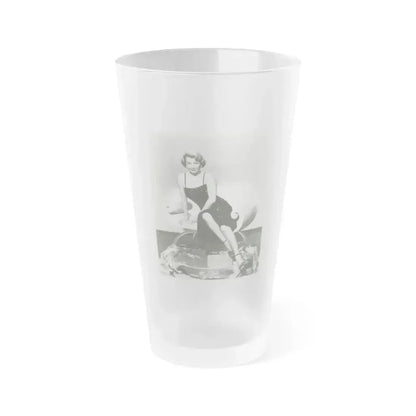 Ann Sheridan #177 (Vintage Female Icon) Frosted Pint Glass 16oz 16oz Frosted - Go Mug Yourself