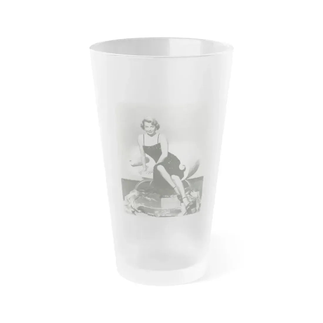 Ann Sheridan #177 (Vintage Female Icon) Frosted Pint Glass 16oz 16oz Frosted - Go Mug Yourself