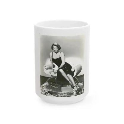 Ann Sheridan #177 (Vintage Female Icon) White Coffee Mug 15oz - Go Mug Yourself