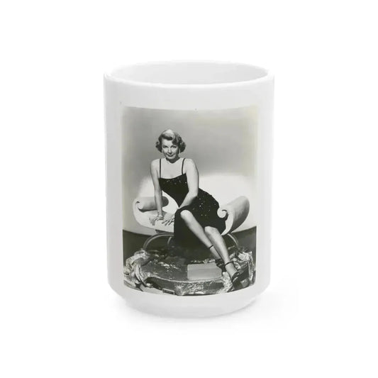 Ann Sheridan #177 (Vintage Female Icon) White Coffee Mug 15oz - Go Mug Yourself