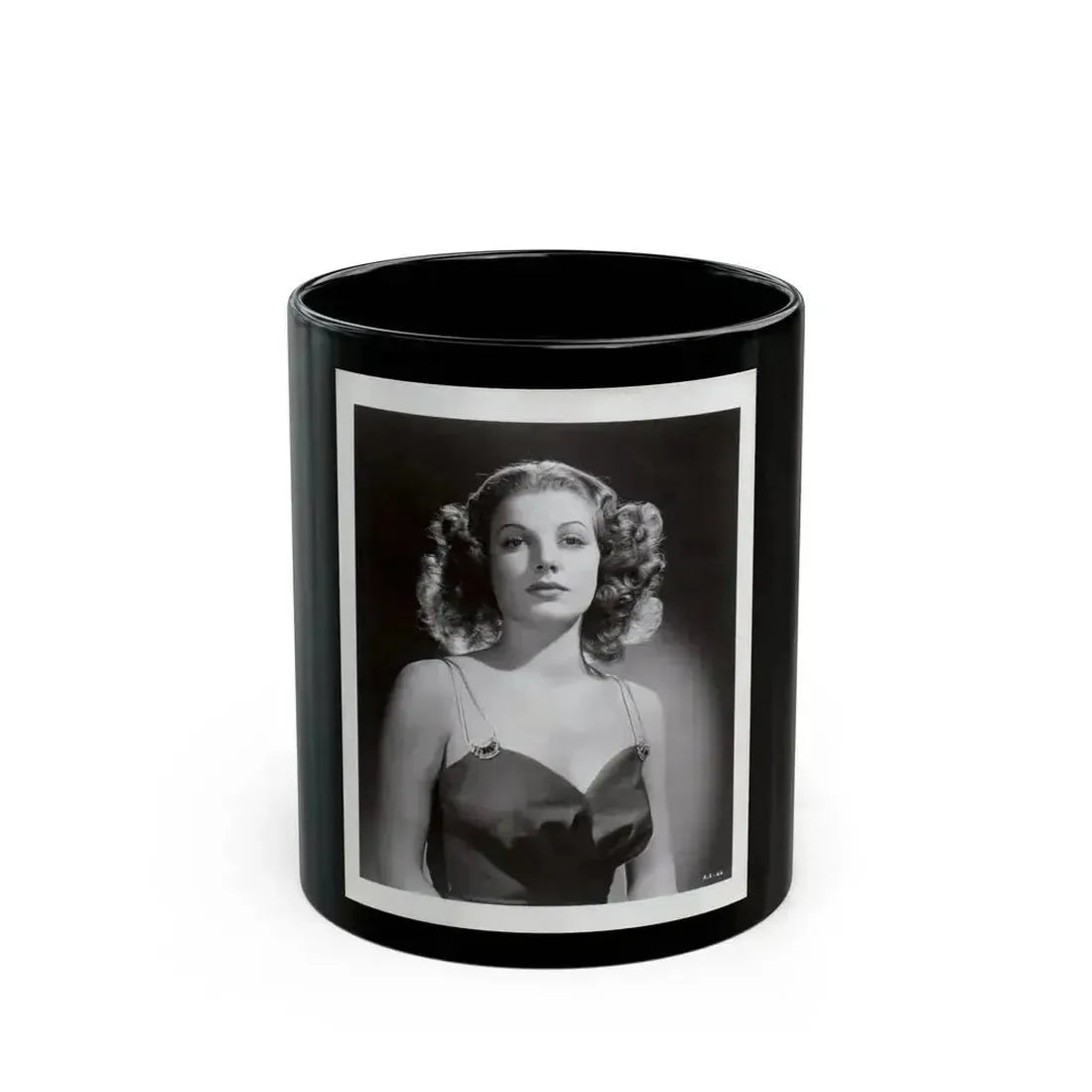 Ann Sheridan #183 (Vintage Female Icon) Black Coffee Mug 11oz - Go Mug Yourself