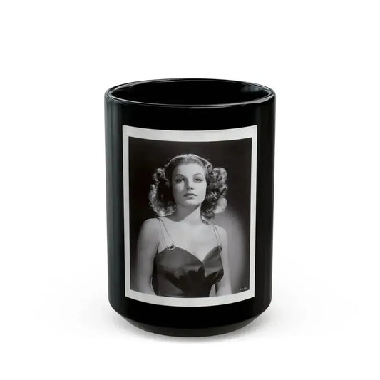 Ann Sheridan #183 (Vintage Female Icon) Black Coffee Mug 15oz - Go Mug Yourself