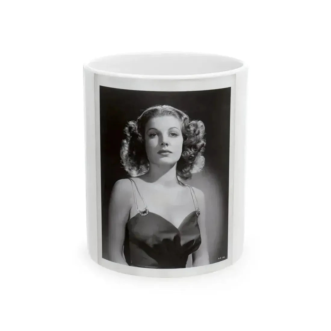Ann Sheridan #183 (Vintage Female Icon) White Coffee Mug 11oz - Go Mug Yourself