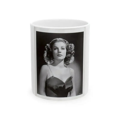 Ann Sheridan #183 (Vintage Female Icon) White Coffee Mug 11oz - Go Mug Yourself