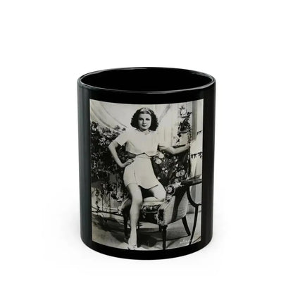 Ann Sheridan #189 (Vintage Female Icon) Black Coffee Mug 11oz - Go Mug Yourself