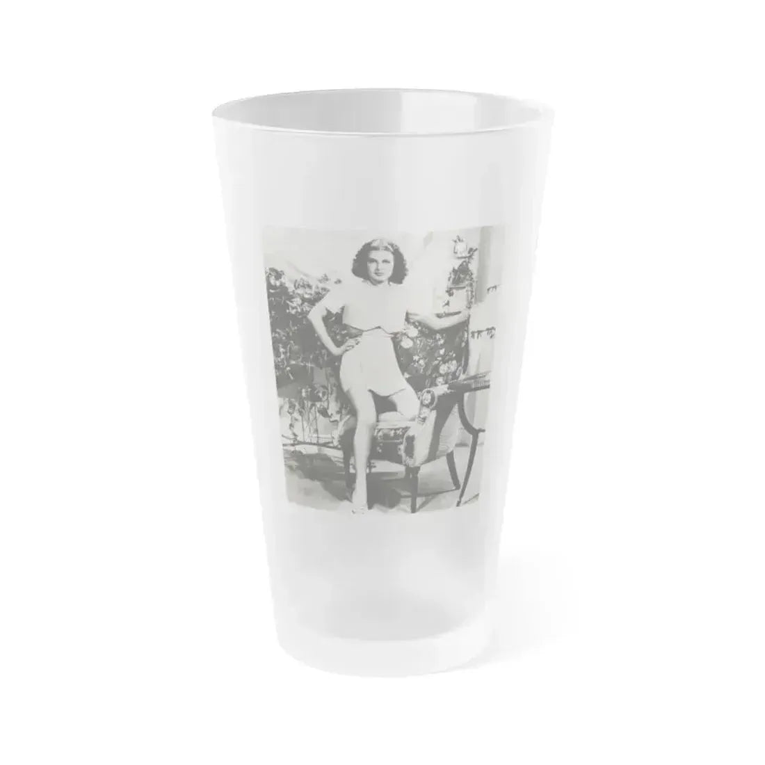 Ann Sheridan #189 (Vintage Female Icon) Frosted Pint Glass 16oz 16oz Frosted - Go Mug Yourself