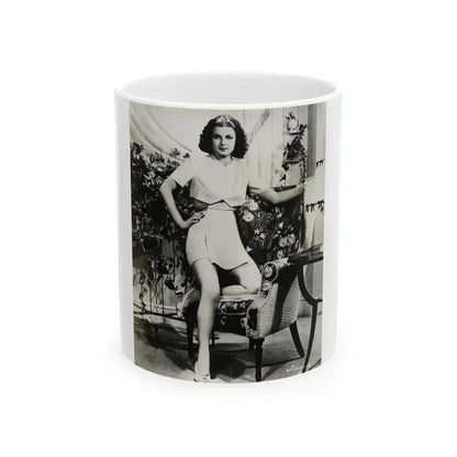 Ann Sheridan #189 (Vintage Female Icon) White Coffee Mug 11oz - Go Mug Yourself