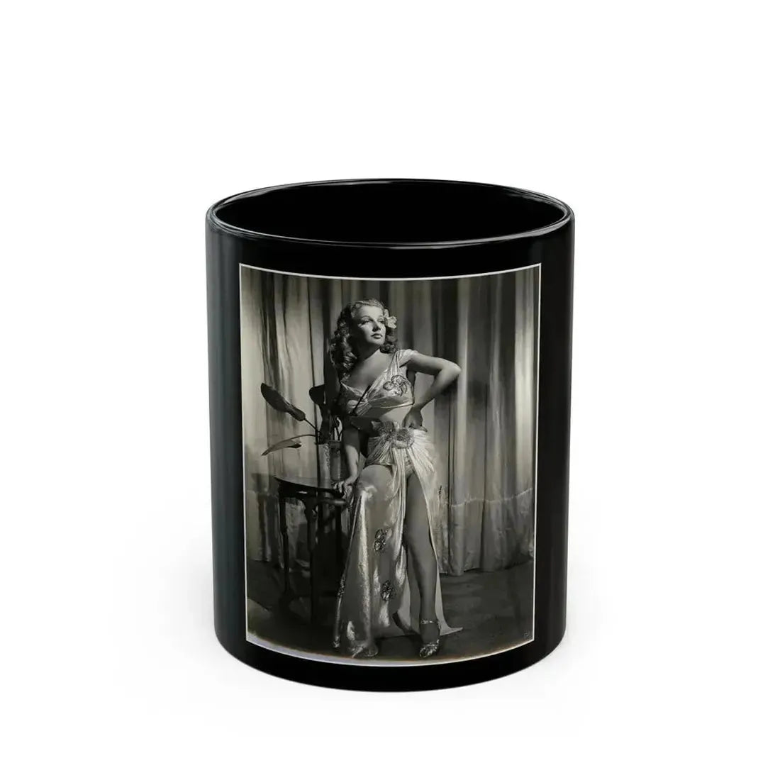 Ann Sheridan #190 (Vintage Female Icon) Black Coffee Mug 11oz - Go Mug Yourself