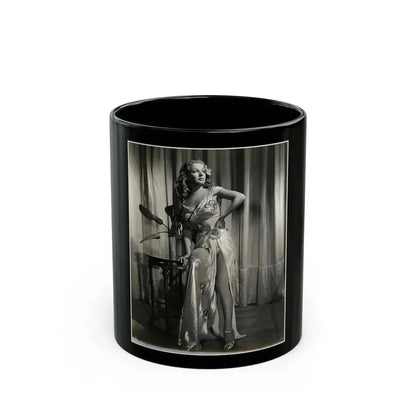 Ann Sheridan #190 (Vintage Female Icon) Black Coffee Mug 11oz - Go Mug Yourself