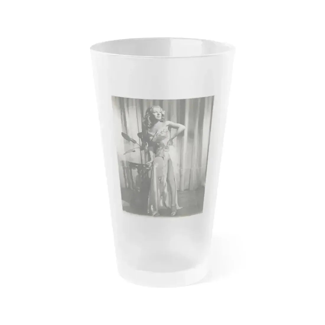 Ann Sheridan #190 (Vintage Female Icon) Frosted Pint Glass 16oz 16oz Frosted - Go Mug Yourself