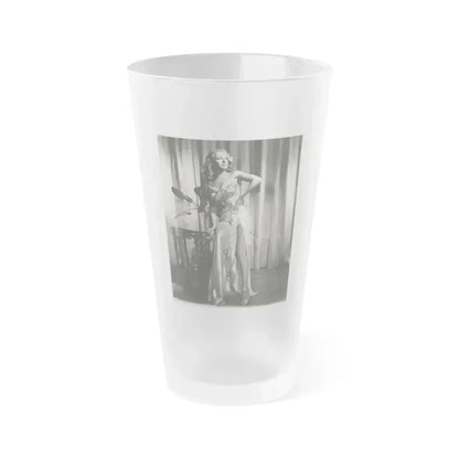 Ann Sheridan #190 (Vintage Female Icon) Frosted Pint Glass 16oz 16oz Frosted - Go Mug Yourself