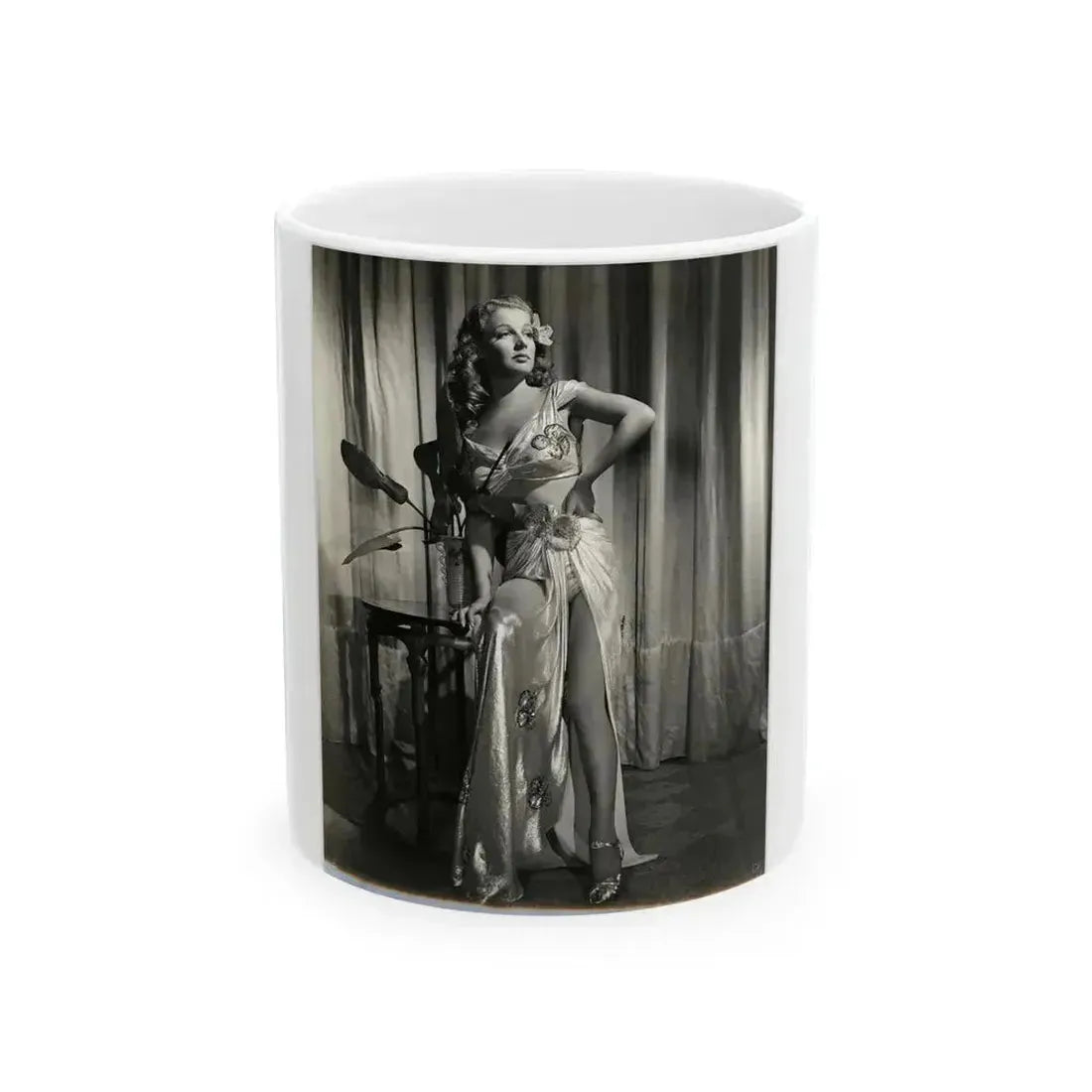 Ann Sheridan #190 (Vintage Female Icon) White Coffee Mug 11oz - Go Mug Yourself