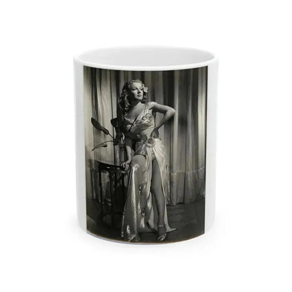 Ann Sheridan #190 (Vintage Female Icon) White Coffee Mug 11oz - Go Mug Yourself