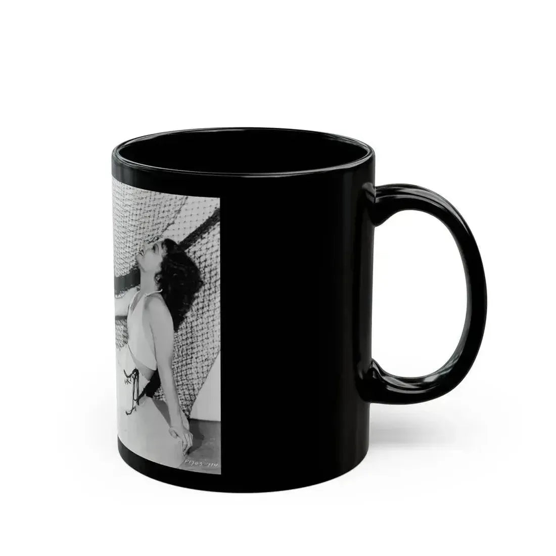 Ann Sheridan #191 (Vintage Female Icon) Black Coffee Mug - Go Mug Yourself