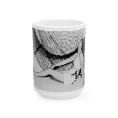Ann Sheridan #191 (Vintage Female Icon) White Coffee Mug 15oz - Go Mug Yourself
