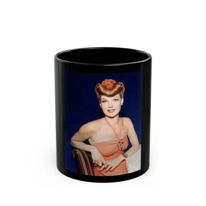 Ann Sheridan #193 (Vintage Female Icon) Black Coffee Mug 11oz - Go Mug Yourself