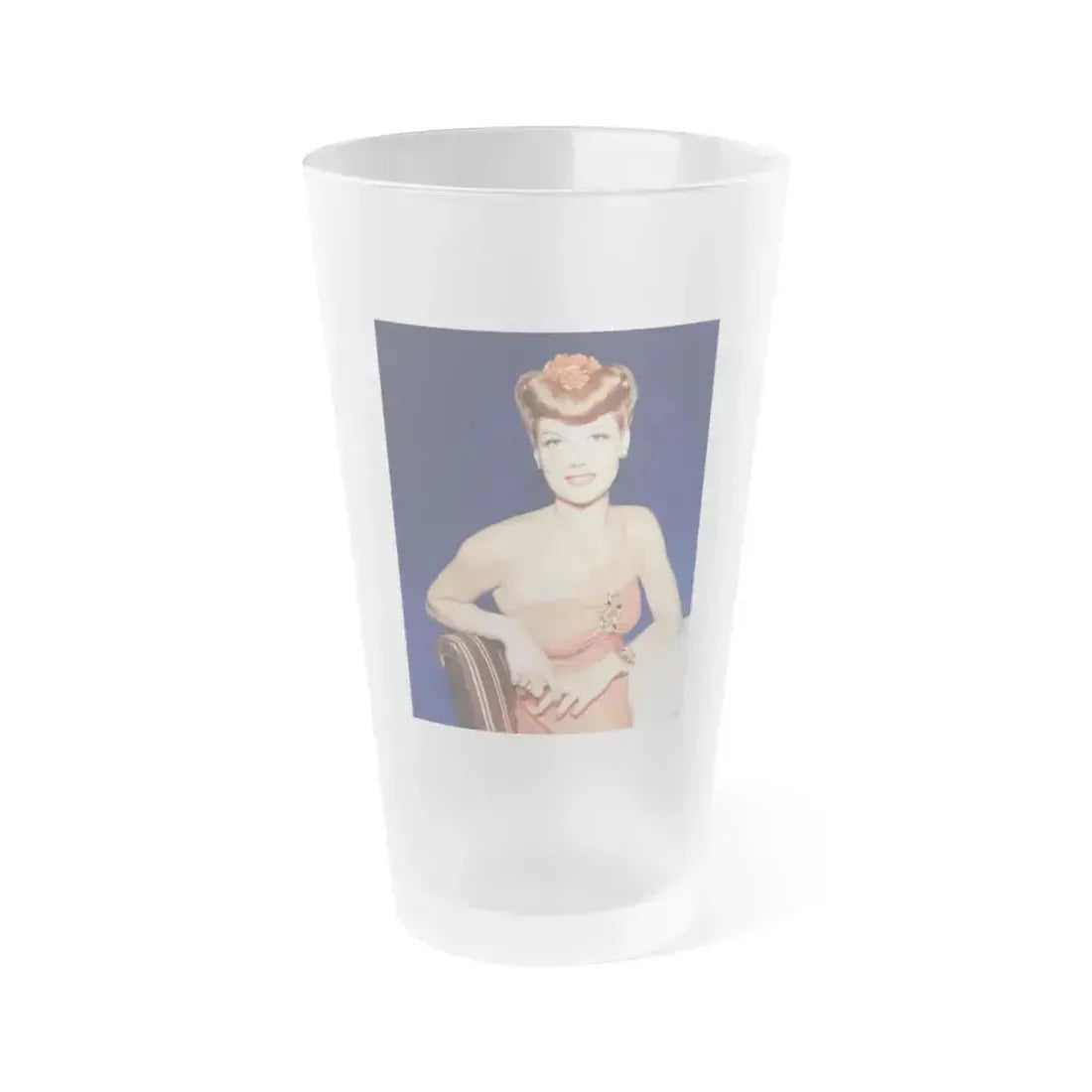 Ann Sheridan #193 (Vintage Female Icon) Frosted Pint Glass 16oz 16oz Frosted - Go Mug Yourself