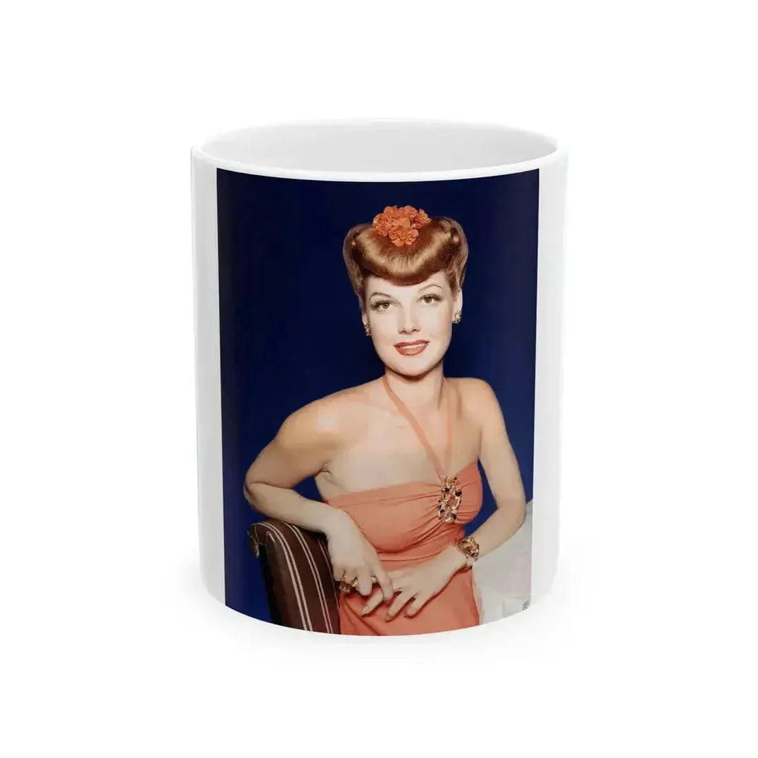Ann Sheridan #193 (Vintage Female Icon) White Coffee Mug 11oz - Go Mug Yourself